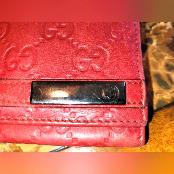 Gucci long wallet in Red - Picture 9 of 10